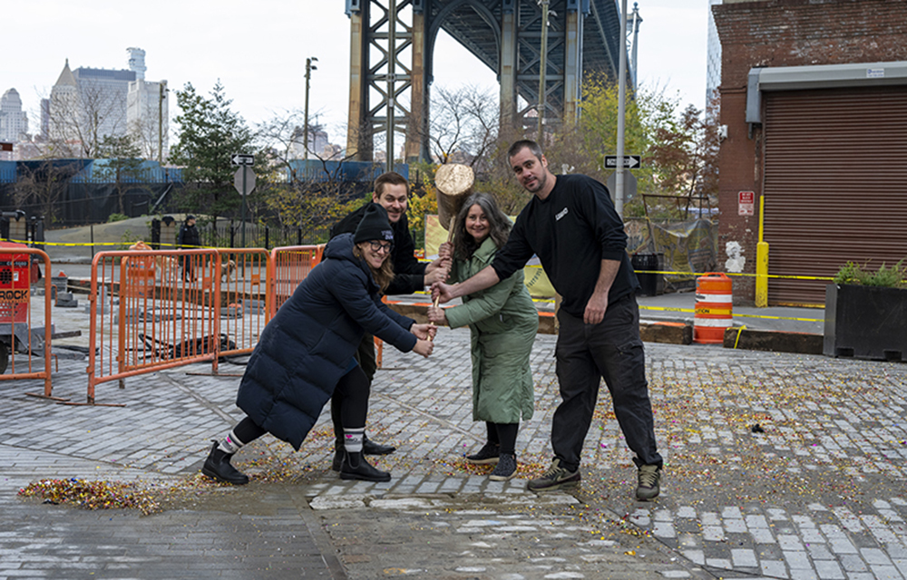 DUMBO and NYC Dept. of Design and Construction conclude $104m restoration with final Belgian block